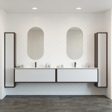 Ablaze Duke Oval Wall Mirror